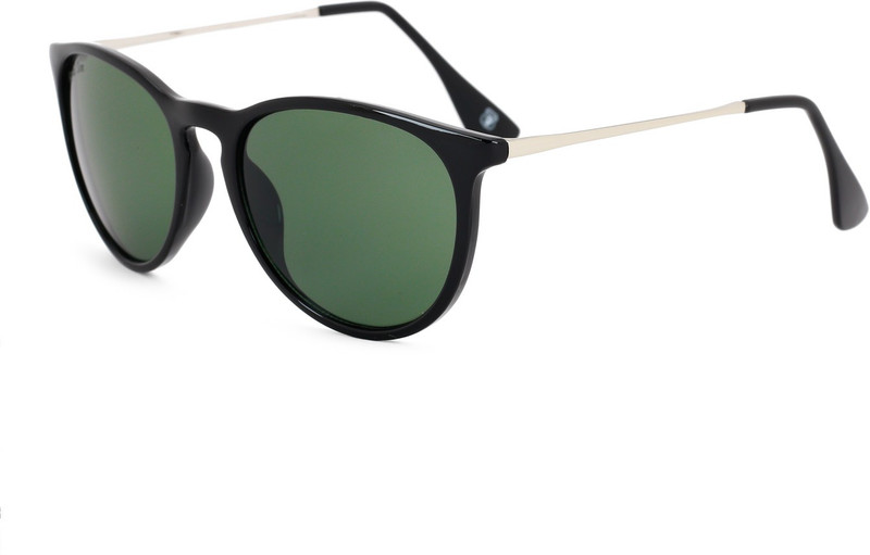 Royal Son Round Sunglasses(Green, Silver) Royal Son Round Sunglasses(Green, Silver)