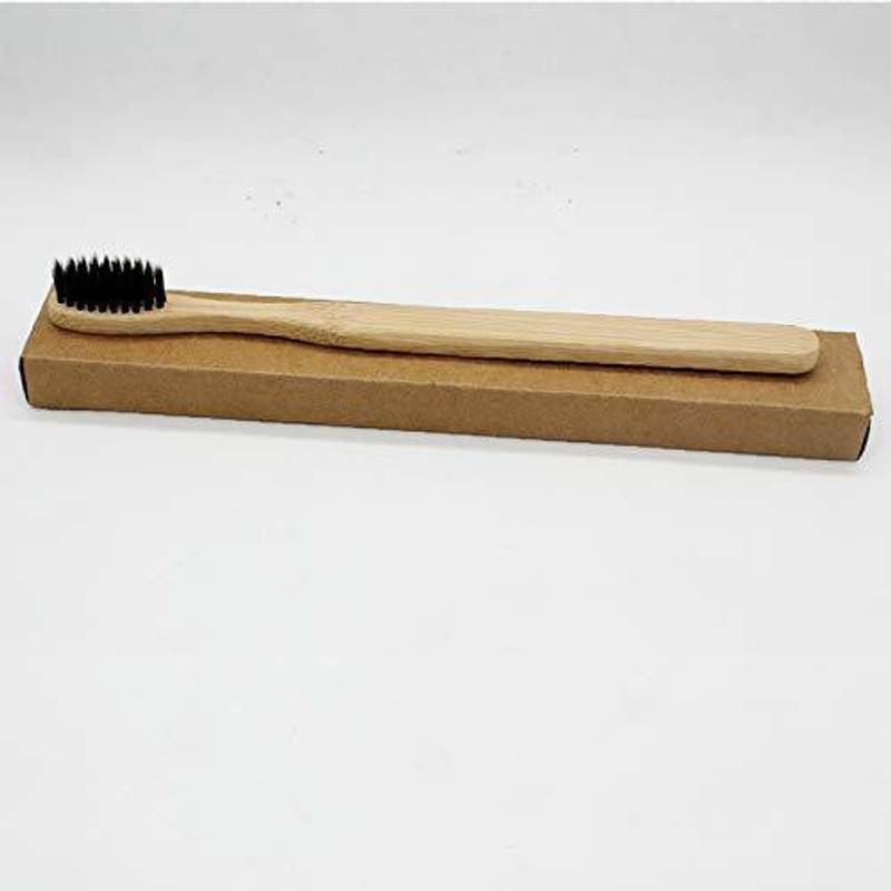 juggling jokers Natural Bamboo Charcoal Fiber Soft Hair Toothbrush Soft Toothbrush