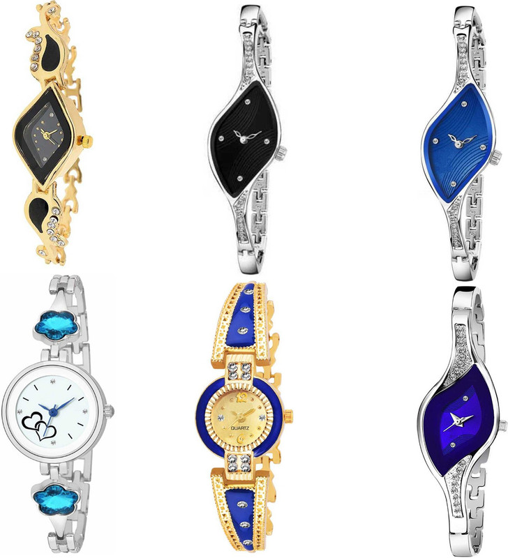 spirits 52 WOM CM 10 NEW ARRIVAL PACK OF 6 Attrective WATCH FOR GIRLS Analog Watch Analog Watch  - For Women
