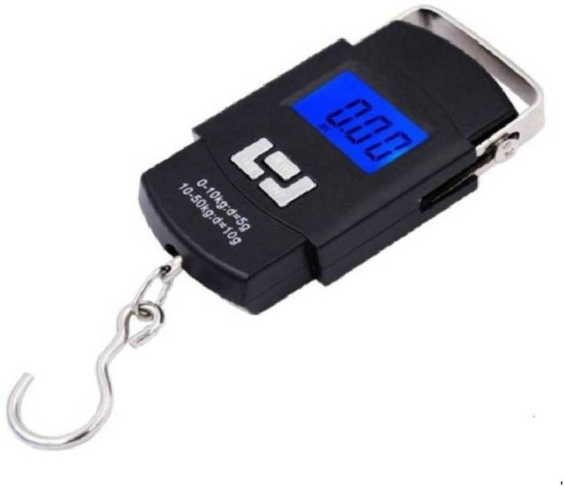 Stuiti Enterprise Electronic Digital Hanging Luggage Fishing Hook Scale Weighing Scale(Black) Stuiti Enterprise Electronic Digital Hanging Luggage Fishing Hook Scale Weighing Scale(Black)