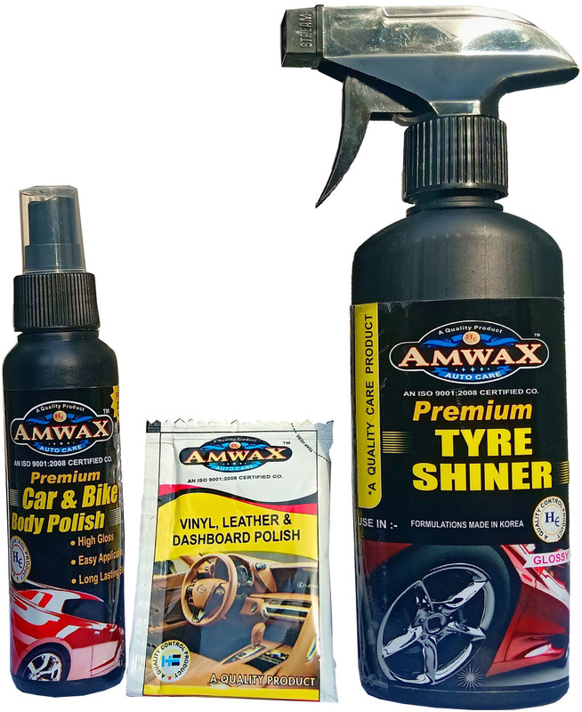 amwax T250B120D10M2 310 ml Wheel Tire Cleaner(Pack of 4)