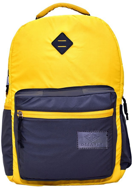 deeansh 30 Litres Nylone Blumbee Yellow And Grey Casual Backpack Waterproof Backpack(Yellow, Grey, 30 L)