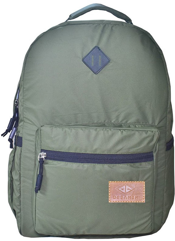deeansh 30 litres Nylone Olive Green Casual Backpack Waterproof Backpack(Grey, Blue, 30 L)