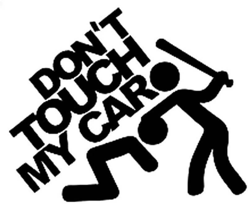 saluting 3D Sticker for Windows, Sides, Hood, Bumper(Black)