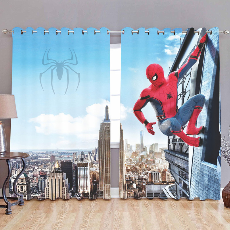 indinacraft 214 cm (7 ft) Polyester Door Curtain (Pack Of 2)(Printed, Multicolor)