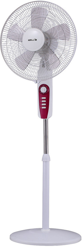 iBELL GALEP10 Pedestal Fan with High Air, 406mm, 406 mm 5 Blade Pedestal Fan(White, Pack of 1)