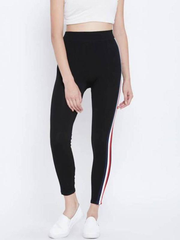 ratan cloth factory Black Jegging(Solid)