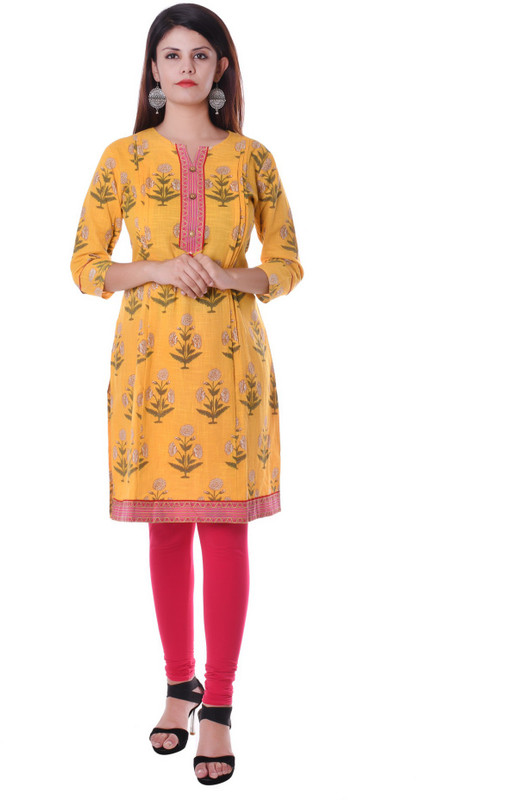 bubblimaa Casual Self Design Women Maternity Wear Kurti(Multicolor)