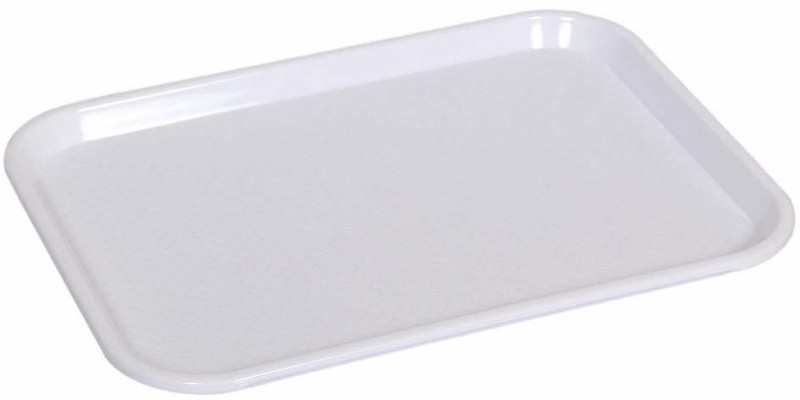 swift international Rectangular Plastic Serving Tray white Tray