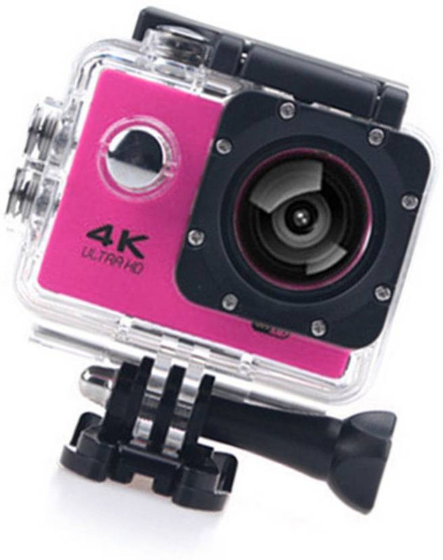 Odile 4k 4K Action Came Sports and Action Camera(Pink, 16 MP)