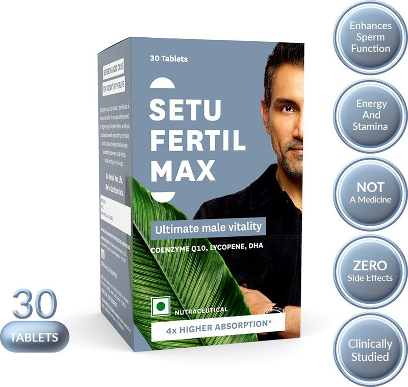 Setu Fertil Max Ultimate Male Vitality Coenzyme Q10 30 Tablets 30 Tablets Buy Online In Senegal At Desertcart