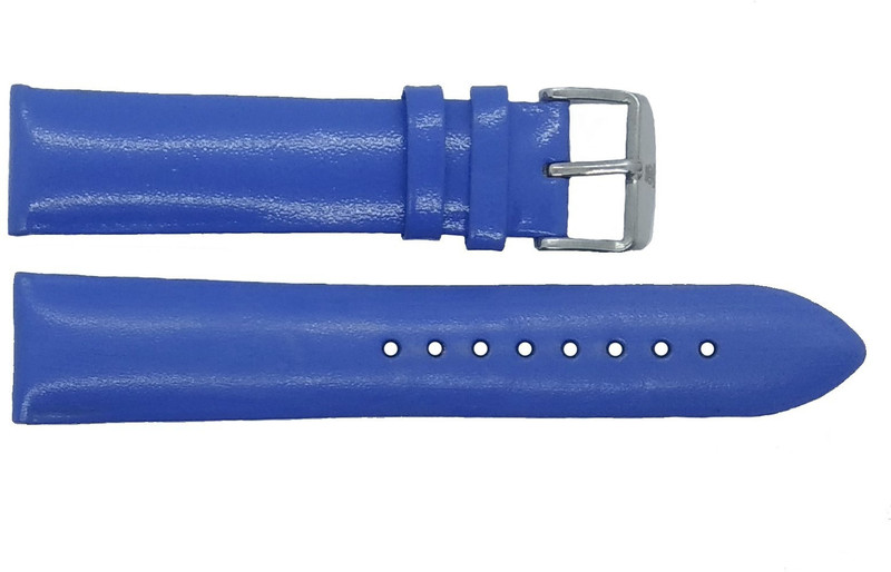 tenmax TMB504PG 20 mm Leather Watch Strap(Blue)