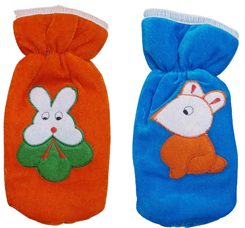 Mopslik Insulated Velvet Baby Bottle Cover for Feeding Bottle 250 Ml Bottle(Multicolor)