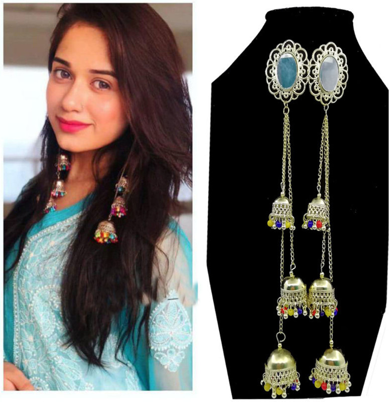 reyaz collections Reyaz collections Pearl Silver Drops & Danglers, Stud Earring