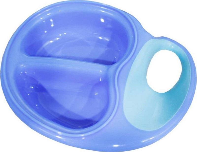 Edeka Easy Grip Bowl for Feeding Food to Babies  - Plastic(Blue)
