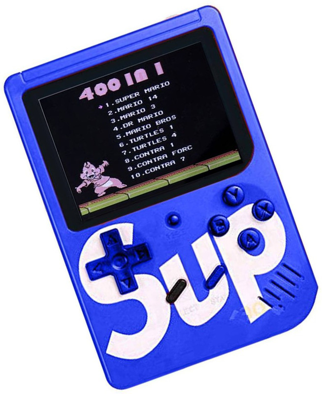 Alishark Best SUP 400 in 1 Retro Game Box Console Handheld Classical Game PAD box s9 with TV output Gaming Console 8 GB with Mario/Super Mario/DR Mario/Contra/Turtles and other 400 Games (Multicolor) NA GB with Mario, and other 400 Games, DR Mario, Turtles, Super Mario, Contra(Multicolor)