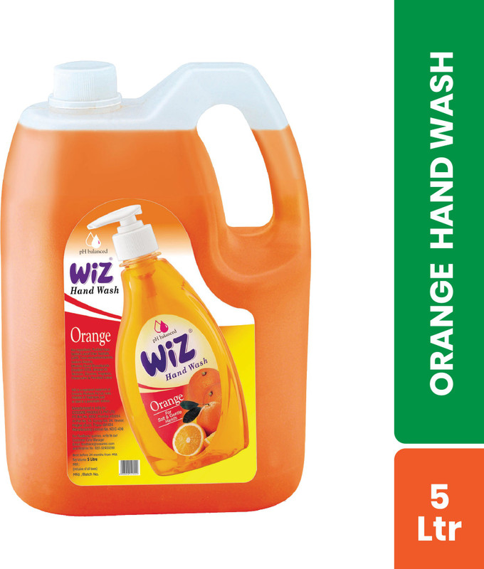wiz Liquid Hand Wash Refill Can orange Bottle(5 L)