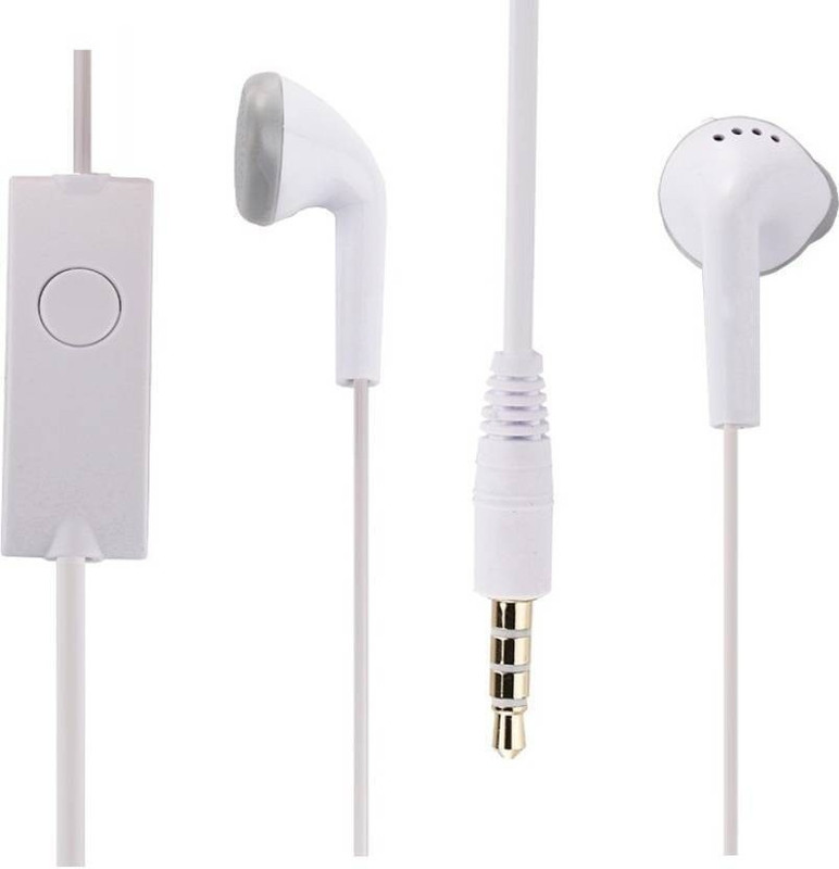 grp j. YS Wired Headset with Mic(White, In the Ear)
