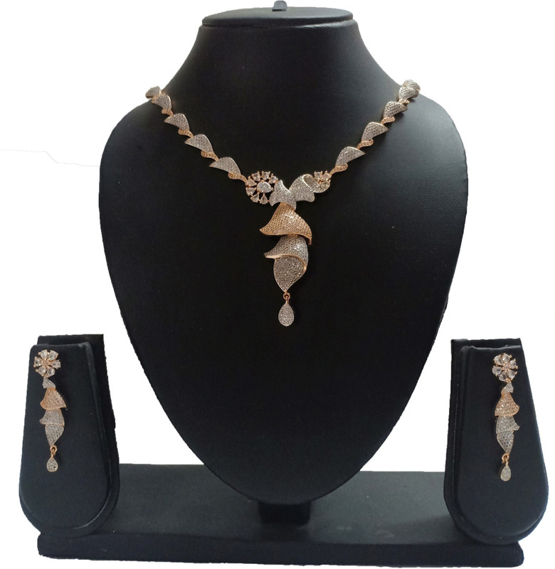 beauty plus collection Brass Jewel Set(Silver)