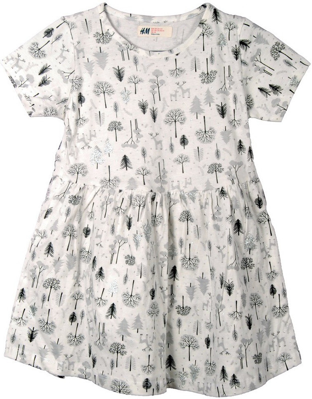 kids wear Girls Maxi/Full Length Casual Dress(White, Half Sleeve)