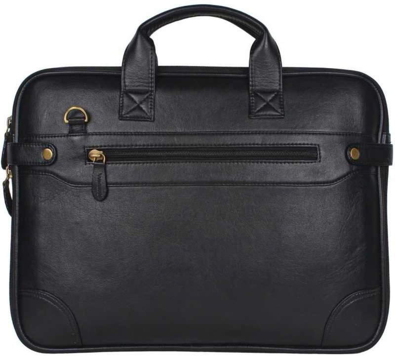 sallow 15.6 inch Laptop Messenger Bag(Black)