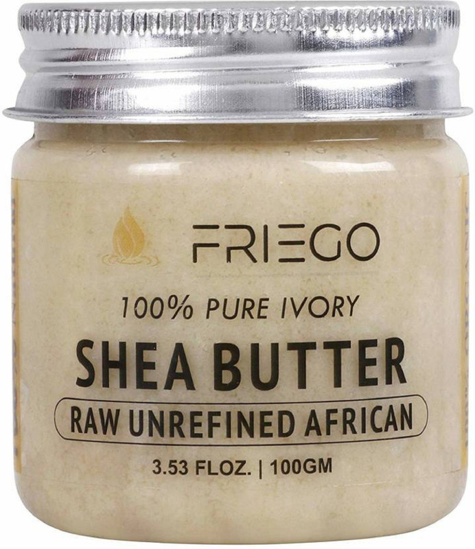 friego 100% Pure Ivory Shea Butter|Raw|Unrefined|African-Helpful on Face,Body,Skin & Lips(100 g)