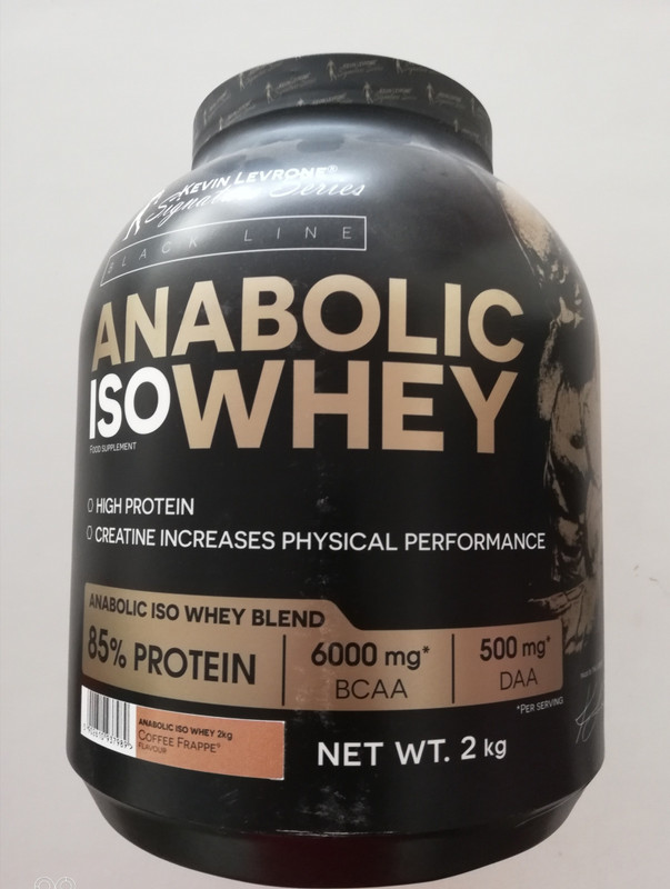 kevin levrone KVANOBOLICISOWHEY Whey Protein(2 kg, COFFEE RAPPE)