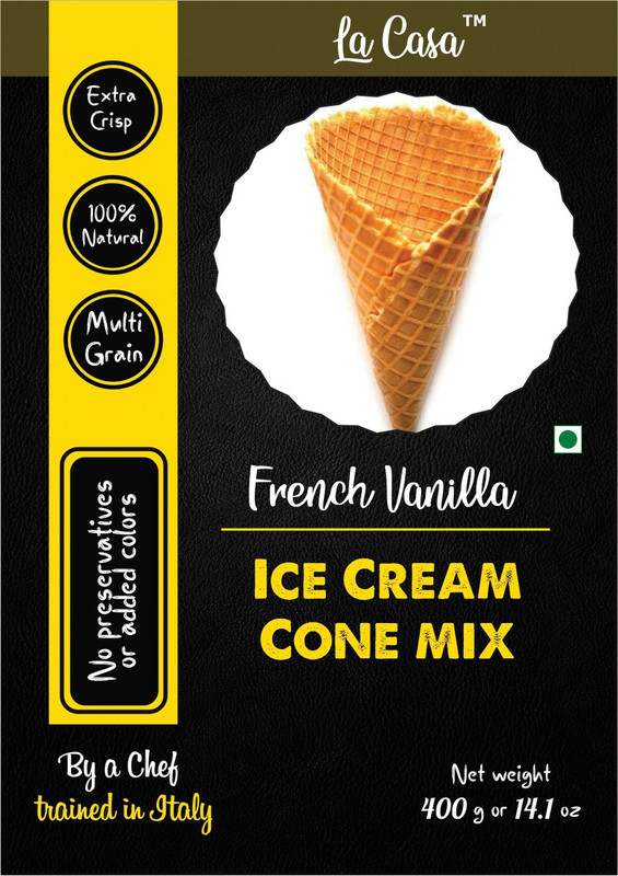 La Casa French Vanilla Ice-Cream Cone Premix 400 g