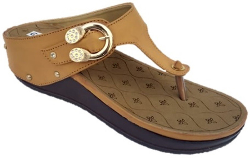 green fox Women Brown, Black Wedges