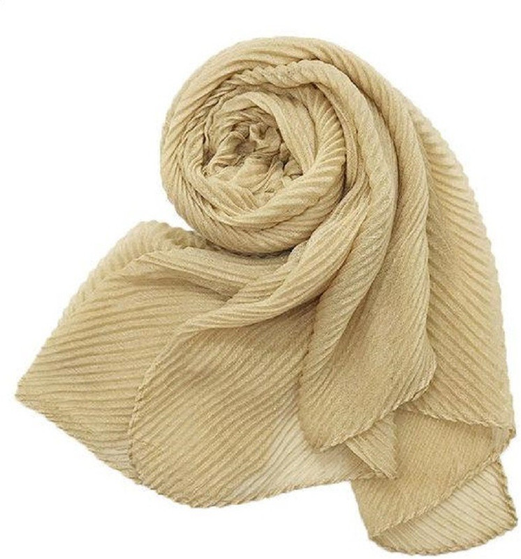 veilsofheaven Self Design Cotton Viscose Blend Women Scarf, Stole