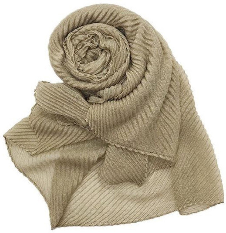 veilsofheaven Self Design Cotton Viscose Blend Women Scarf, Stole