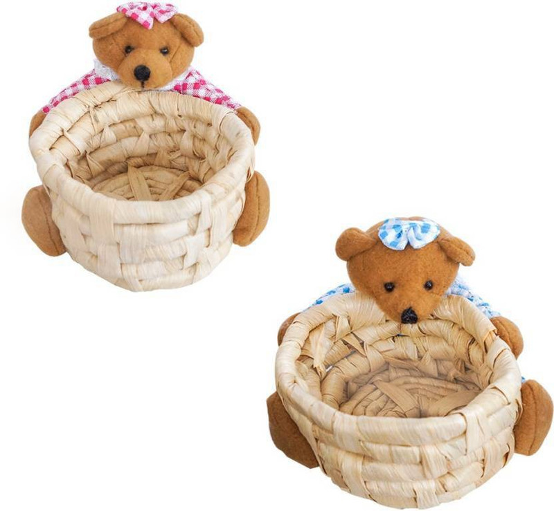tovick Handcrafted Set Decorative Showpiece  -  10 cm(Paper Mache)