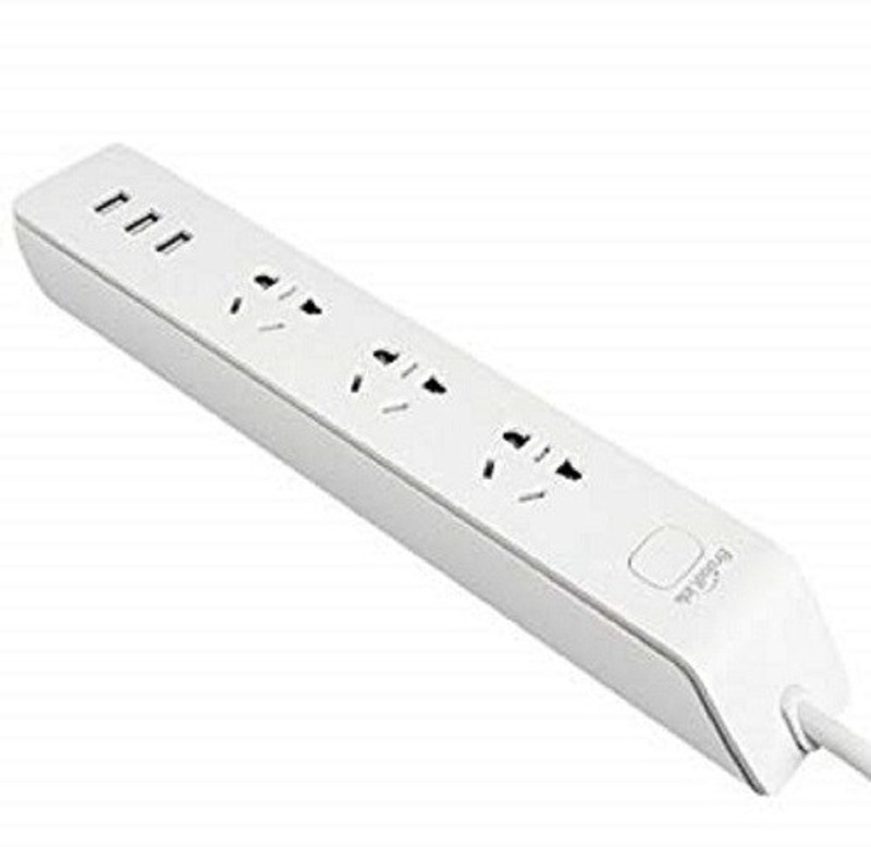 broadlink MP2 with UK Plug, Green: Broadlink MP2 WiFi Power Socket 3 Socket Surge Protector(White)