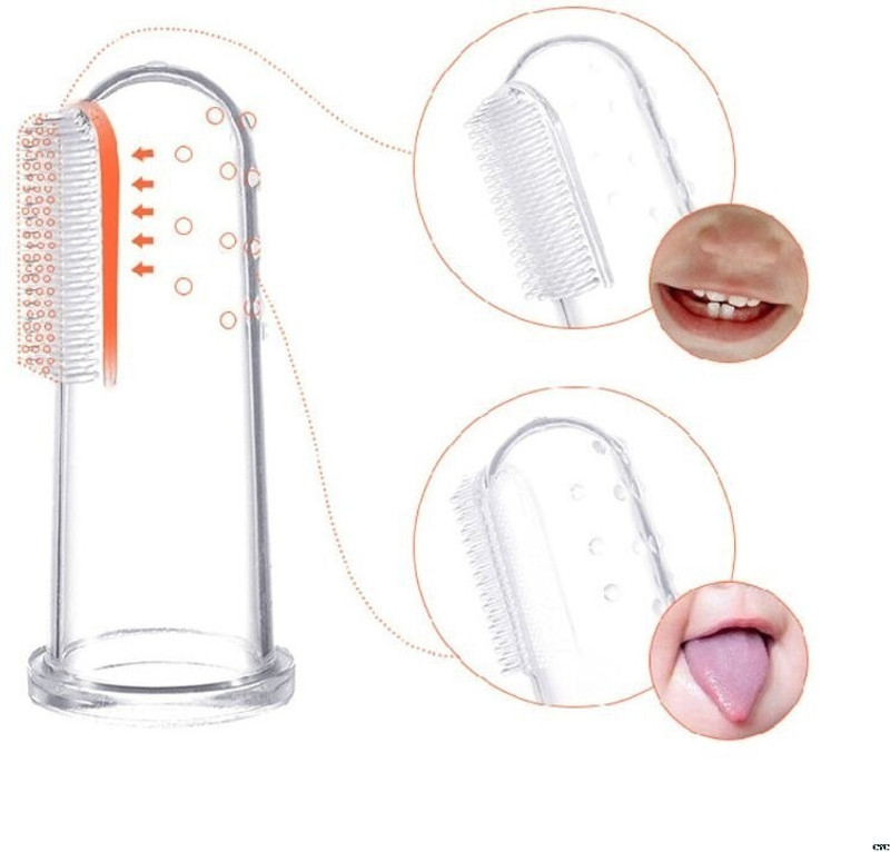 Justlist Infant Newborn Baby Finger Toothbrush Kids Safety Ultra Soft Toothbrush