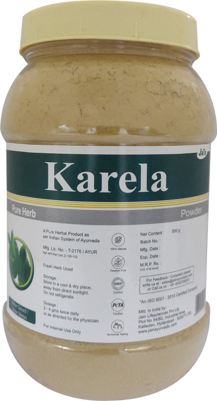 Jain Karela (Momordica Charantia/Bitter(500)