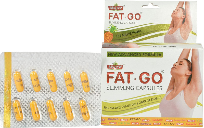 JOLLY Fat Go Slimming capsules (60 Tablets)(Pack of 6, 60)