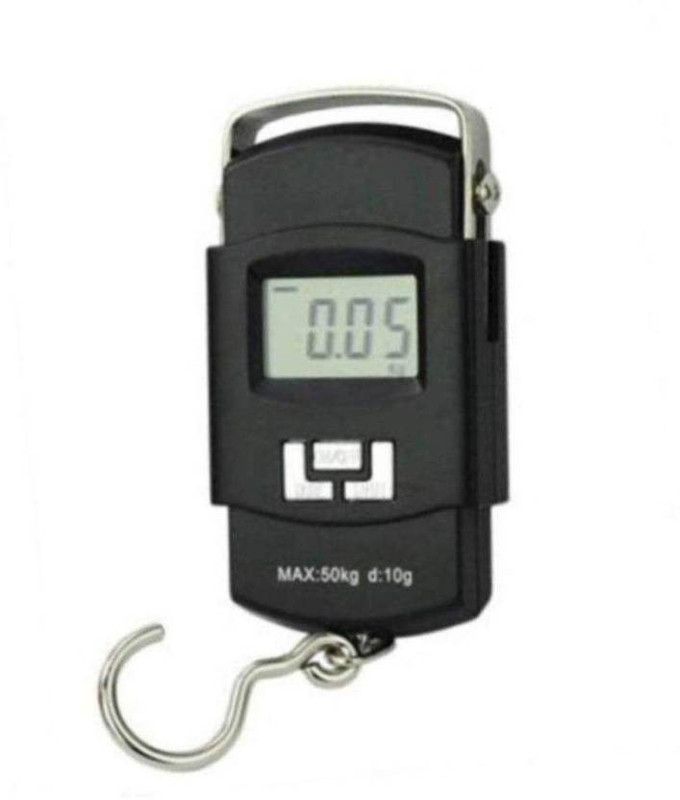 PreeX Digital Lcd Pocket Portable Hanging Kitchen Weighing Scale(Black)