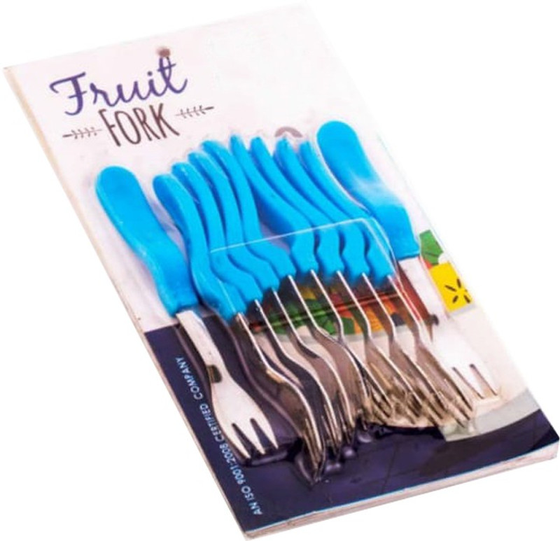 mu enterprise fork set 10 pis Dessert Fork new design fork new fork desire fork Disposable Steel Salad Fork, Table Fork, Fruit Fork, Dessert Fork(Pack of 1)