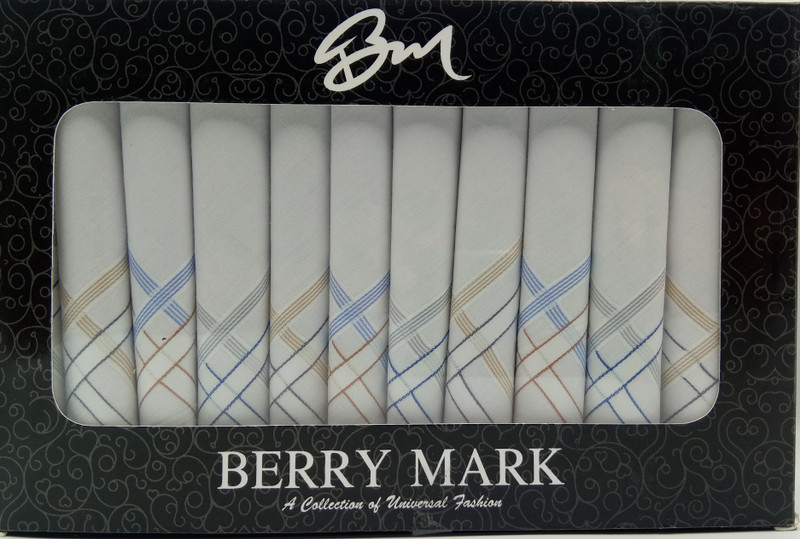 berry mark cotton handkerchief Handkerchief(Pack of 12)