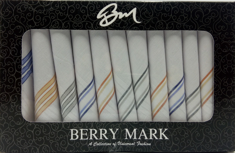berry mark cotton handkerchief Handkerchief(Pack of 12)
