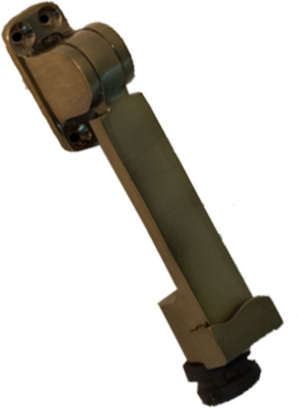 toss Wave Door Stopper Antic Door Mounted Door Stopper(Brown)