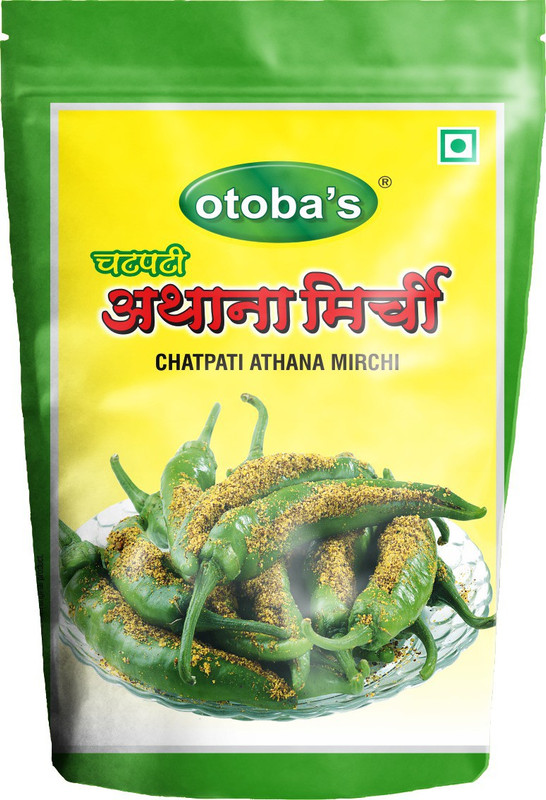 otoba Chatpta Athana Mirchi Green Chilli Pickle(400 g)