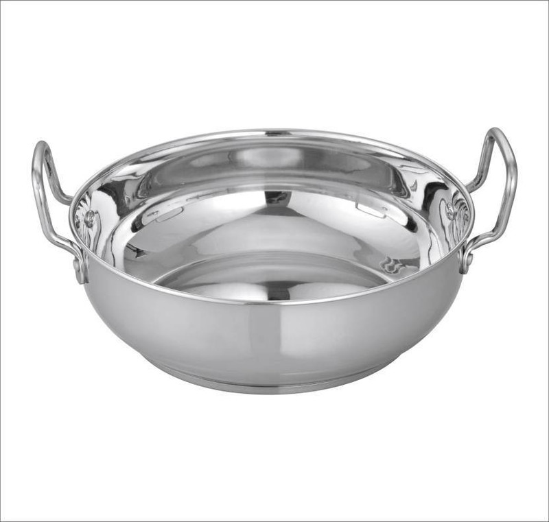 stephy Kadhai Pan Kadhai 24 cm(Stainless Steel, Induction Bottom)