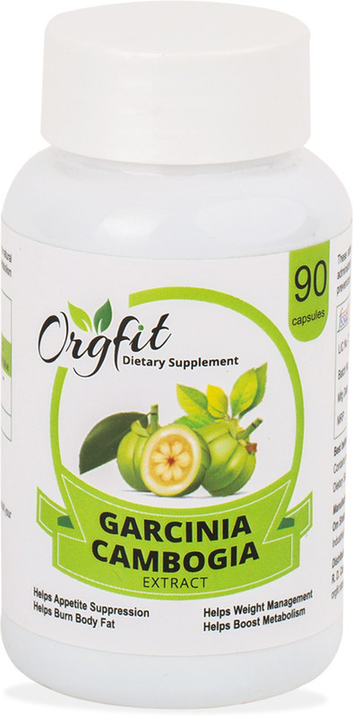 orgfit Garcinia Cambogia Extract Veg Weight Loss/Fat Burner Supplement 90 Capsules(800 mg)