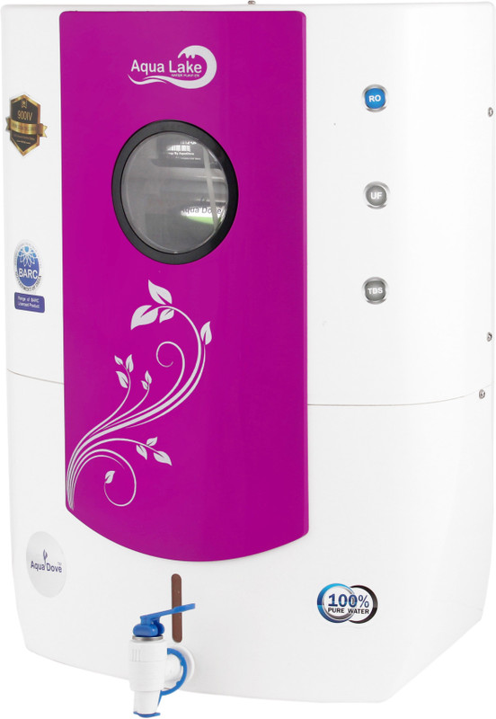 AQUA DOVE ALW Purple SS UV UF 12 L UV + UF Water Purifier(White)