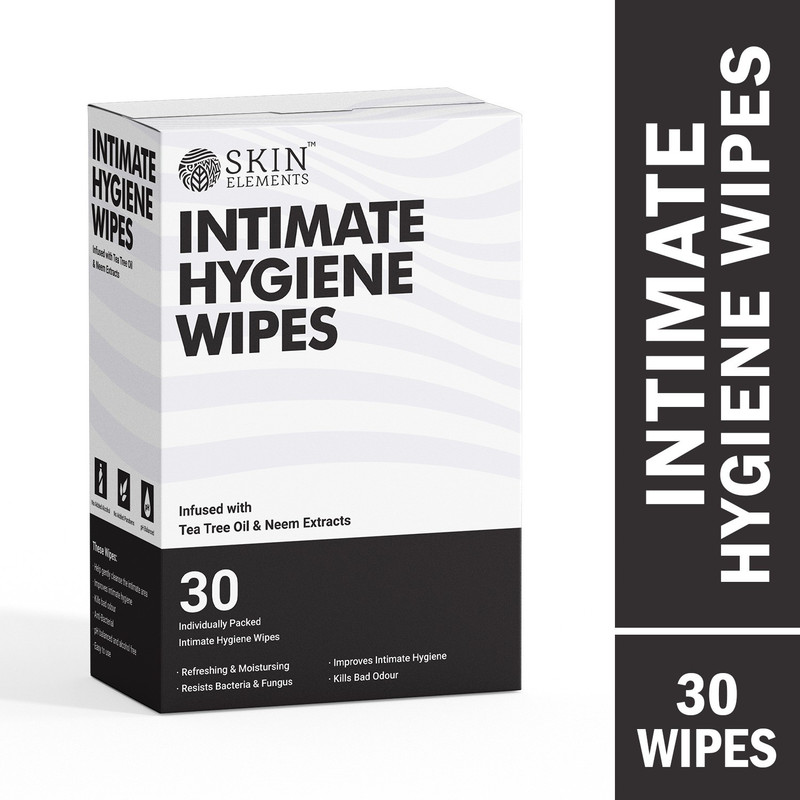 Skin elements Intimate Hygiene Wipes (Pack of 30) for Men & Women Intimate Wipes(90 g, Pack of 30)