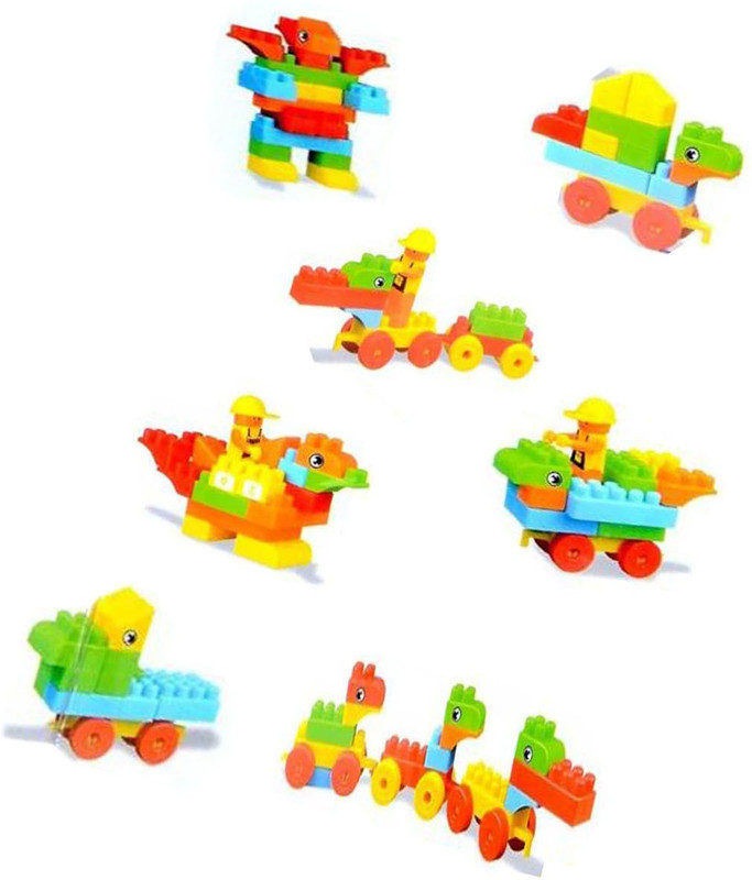 venko Building Blocks Learning Educational Toy Set For Kids Puzzle(Multicolor)