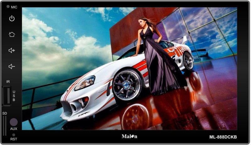MALON ML-888 FULL CAPACITIVE TOUCH WITH BLUETOOTH AND MIRROR Car Stereo(Double Din)