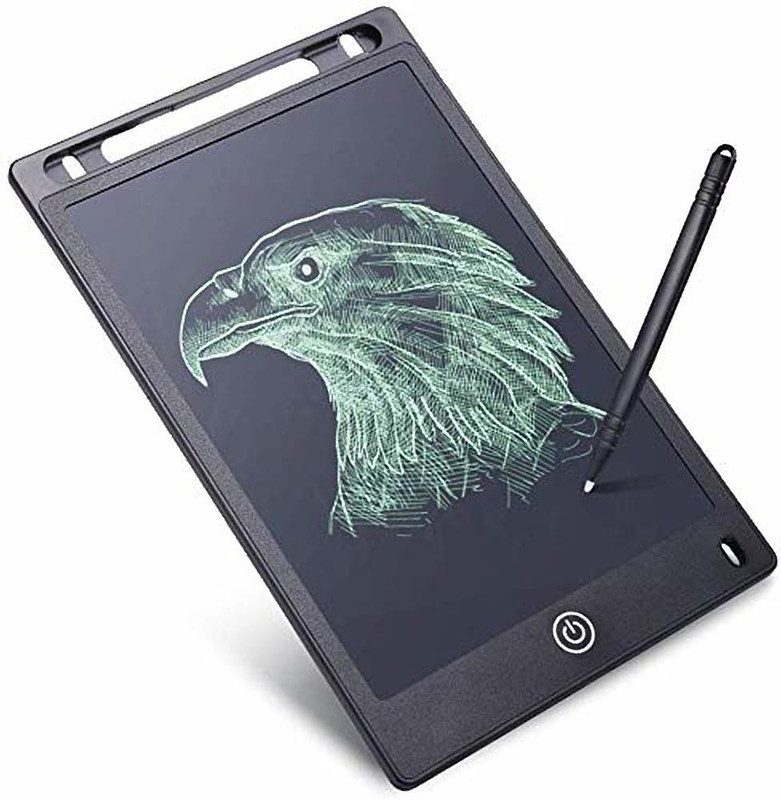 cratos LCD Writing Tablet, Electronic Writing & Drawing Board, Ruffpad, 8.5" Handwriting Paper Drawing Tablet Gift for Kids and Adults at Home,School and Office, Writing Pads, Writing Tablet 1 Compartments plastic writing pad(Black)
