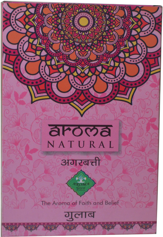 aroma natural products OUTER BOX INSENCE STICKS AGARBATTI ROSE 240 GM ROSE Agarbattis(240 Units)